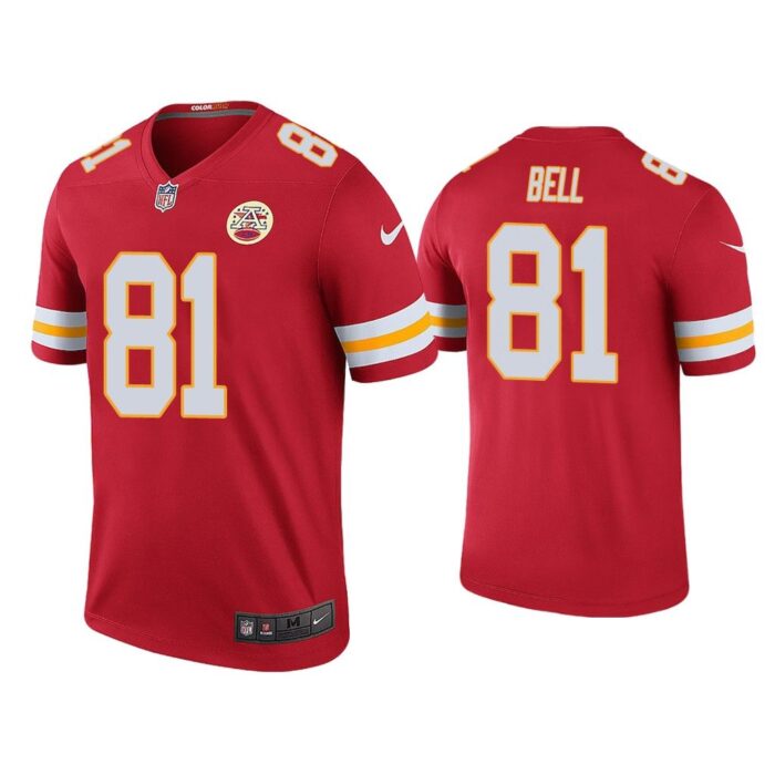 Men Color Rush Legend Blake Bell Kansas City Chiefs Red Jersey