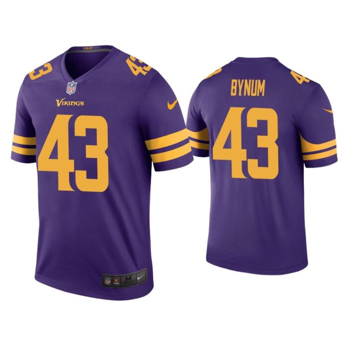 Men Color Rush Legend Camryn Bynum Minnesota Vikings Purple Jersey