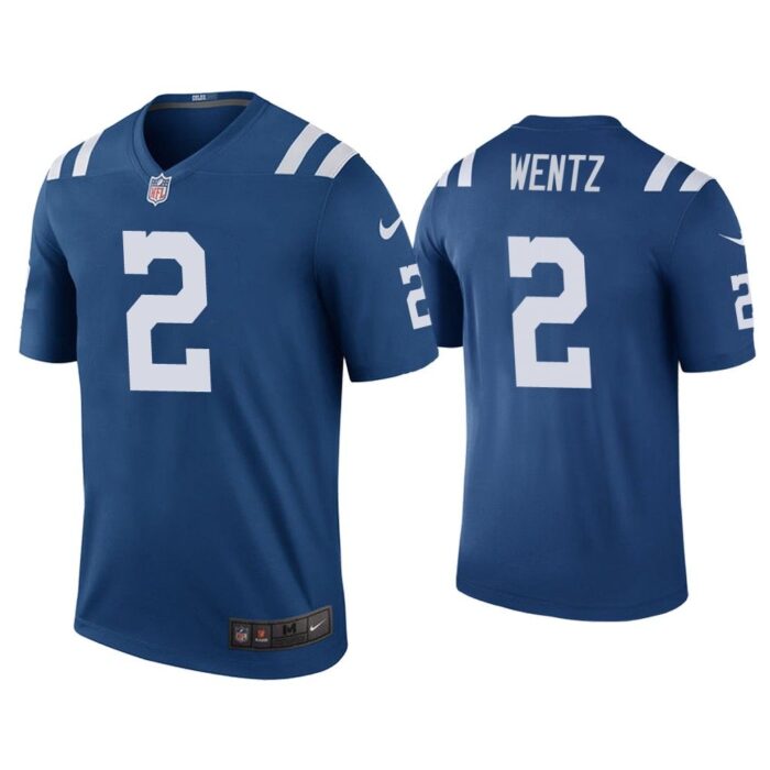 Men Color Rush Legend Carson Wentz Indianapolis Colts Royal Jersey