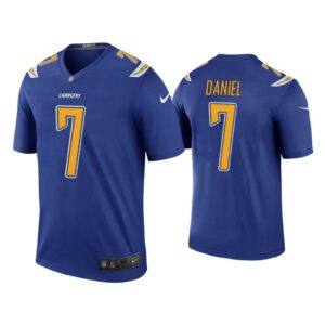 Men Color Rush Legend Chase Daniel Los Angeles Chargers Royal Jersey