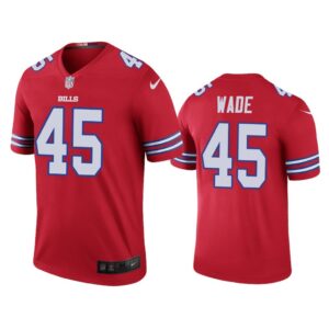 Men Color Rush Legend Christian Wade Buffalo Bills Red Jersey