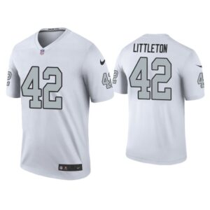 Men Color Rush Legend Cory Littleton Las Vegas Raiders White Jersey