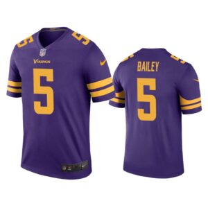 Men Color Rush Legend Dan Bailey #5 Minnesota Vikings Purple Jersey