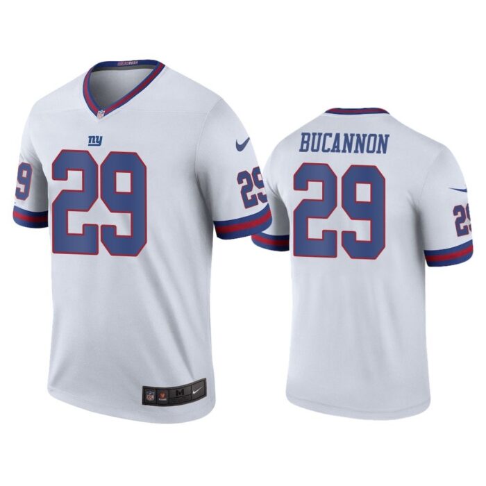 Men Color Rush Legend Deone Bucannon New York Giants White Jersey