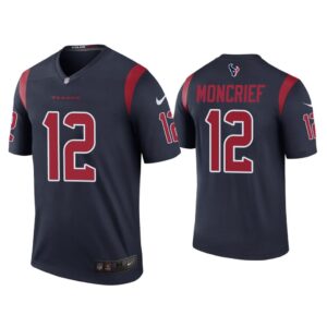 Men Color Rush Legend Donte Moncrief Houston Texans Navy Jersey