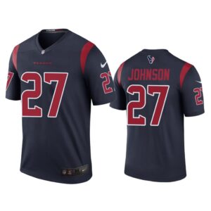 Men Color Rush Legend Duke Johnson Houston Texans Navy Jersey