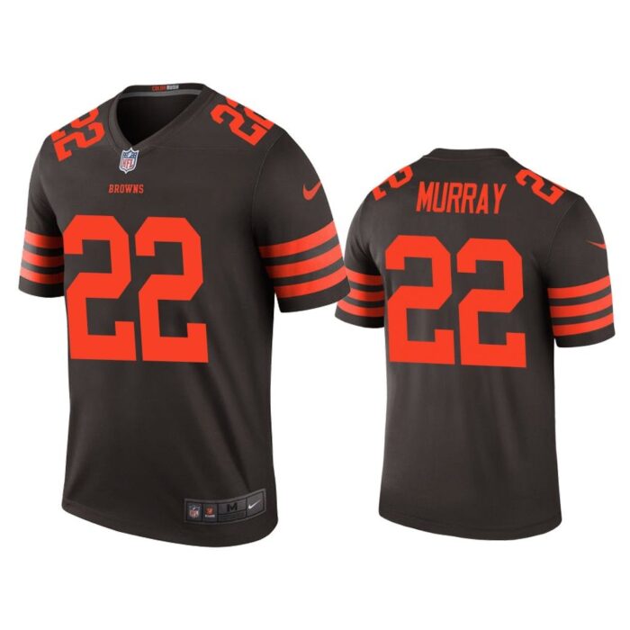 Men Color Rush Legend Eric Murray #22 Cleveland Browns Brown Jersey