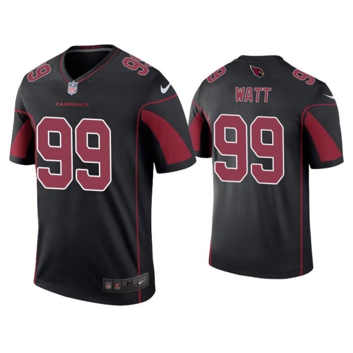 Men Color Rush Legend J.J. Watt Arizona Cardinals Black Jersey