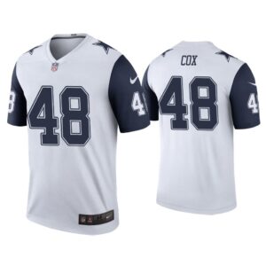 Men Color Rush Legend Jabril Cox Dallas Cowboys White Jersey