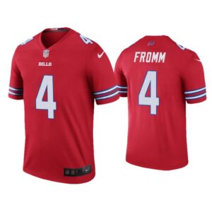 Men Color Rush Legend Jake Fromm Buffalo Bills Red Jersey