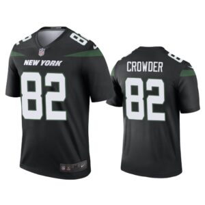 Men Color Rush Legend Jamison Crowder #82 New York Jets Black Jersey