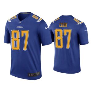 Men Color Rush Legend Jared Cook Los Angeles Chargers Royal Jersey