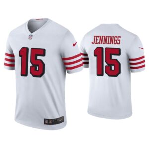 Men Color Rush Legend Jauan Jennings San Francisco 49ers White Jersey