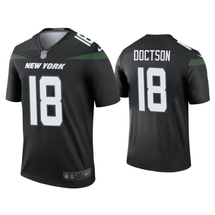 Men Color Rush Legend Josh Doctson New York Jets Black Jersey