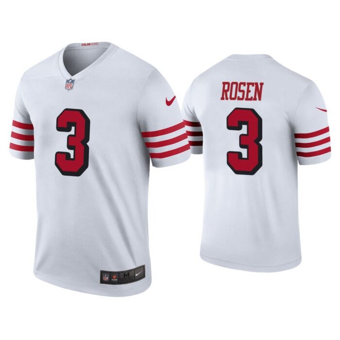 Men Color Rush Legend Josh Rosen San Francisco 49ers White Jersey