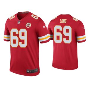 Men Color Rush Legend Kyle Long Kansas City Chiefs Red Jersey