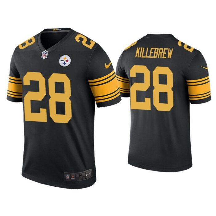 Men Color Rush Legend Miles Killebrew Pittsburgh Steelers Black Jersey