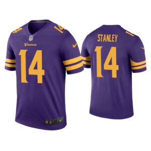 Men Color Rush Legend Nate Stanley Minnesota Vikings Purple Jersey