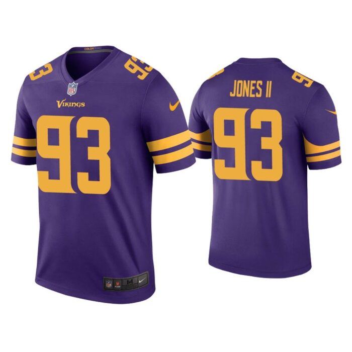 Men Color Rush Legend Patrick Jones II Minnesota Vikings Purple Jersey