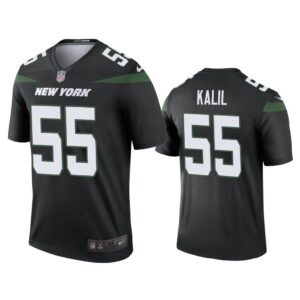 Men Color Rush Legend Ryan Kalil New York Jets Black Jersey