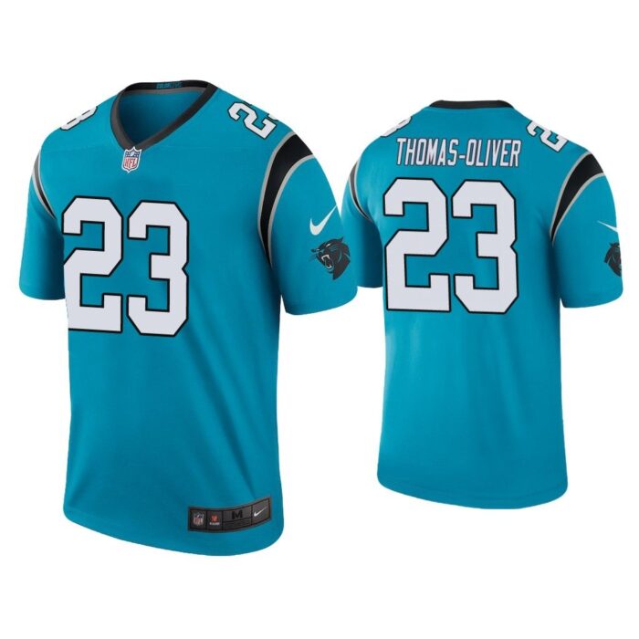 Men Color Rush Legend Stantley Thomas-Oliver Carolina Panthers Blue Jersey