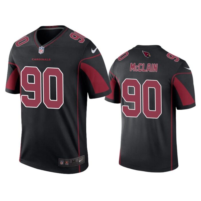 Men Color Rush Legend Terrell McClain Arizona Cardinals Black Jersey