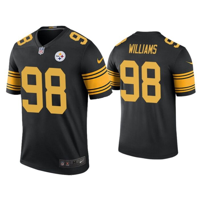 Men Color Rush Legend Vince Williams Pittsburgh Steelers Black Jersey