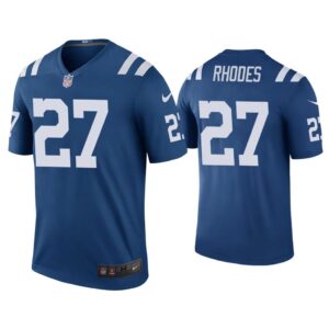 Men Color Rush Legend Xavier Rhodes Indianapolis Colts Royal Jersey