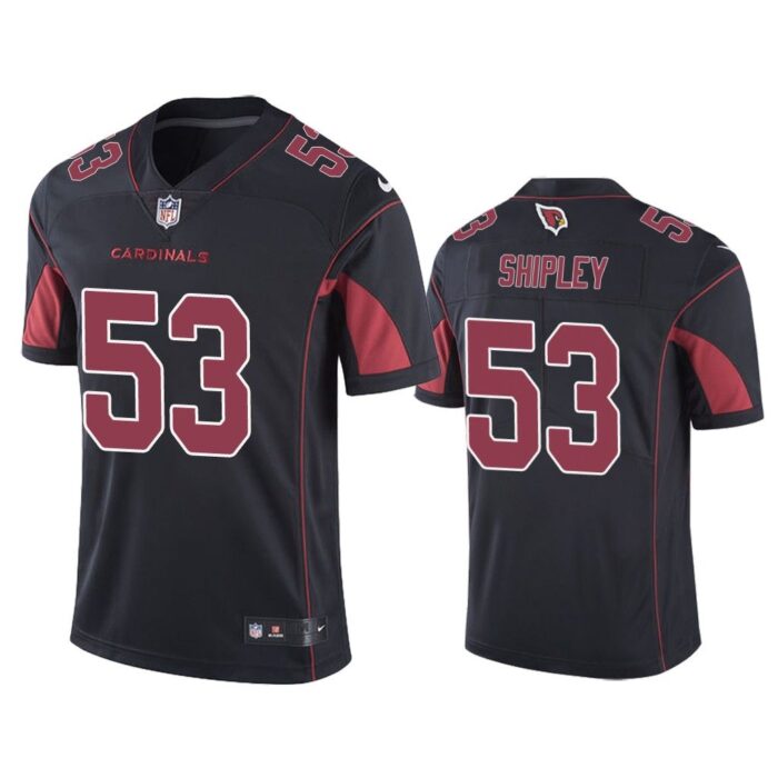 Men Color Rush Limited A. Q. Shipley #53 Arizona Cardinals Black Jersey