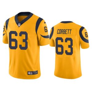 Men Color Rush Limited Austin Corbett Los Angeles Rams Gold Jersey