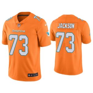 Men Color Rush Limited Austin Jackson Miami Dolphins Orange Jersey