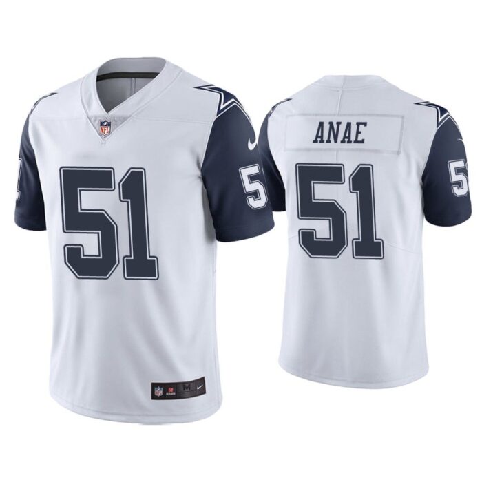 Men Color Rush Limited Bradlee Anae Dallas Cowboys White Jersey