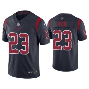 Men Color Rush Limited Carlos Hyde Houston Texans Navy Jersey