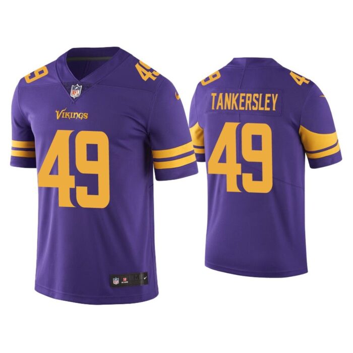 Men Color Rush Limited Cordrea Tankersley Minnesota Vikings Purple Jersey