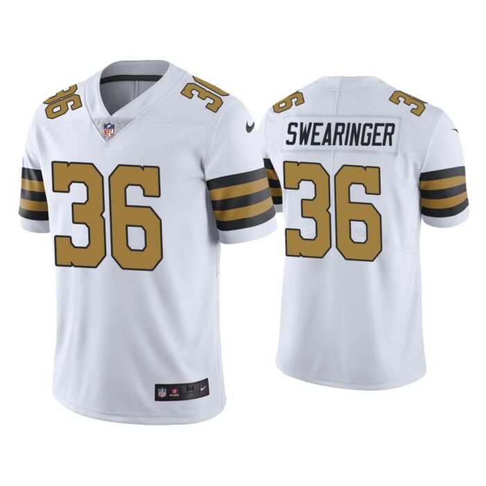 Men Color Rush Limited D.J. Swearinger New Orleans Saints White Jersey