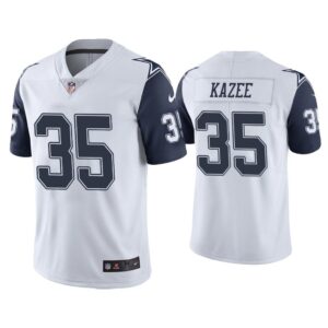 Men Color Rush Limited Damontae Kazee Dallas Cowboys White Jersey