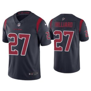 Men Color Rush Limited Dontrell Hilliard Houston Texans Navy Jersey