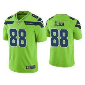 Men Color Rush Limited Greg Olsen Seattle Seahawks Green Jersey