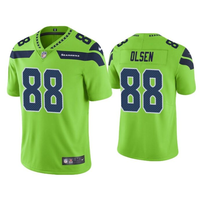 Men Color Rush Limited Greg Olsen Seattle Seahawks Green Jersey