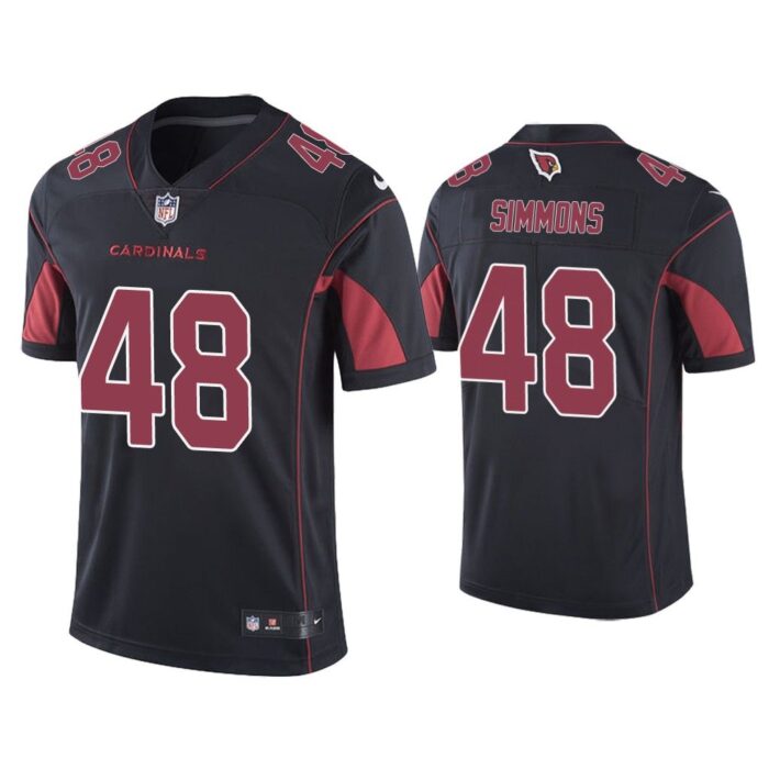 Men Color Rush Limited Isaiah Simmons Arizona Cardinals Black Jersey