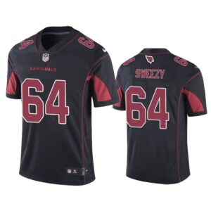 Men Color Rush Limited J.R. Sweezy #64 Arizona Cardinals Black Jersey