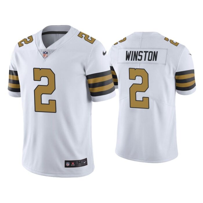 Men Color Rush Limited Jameis Winston New Orleans Saints White Jersey