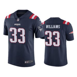 Men Color Rush Limited Joejuan Williams New England Patriots Navy Jersey