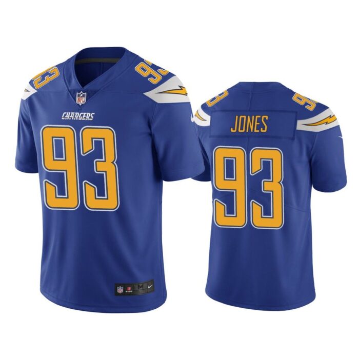 Men Color Rush Limited Justin Jones Los Angeles Chargers Royal Jersey