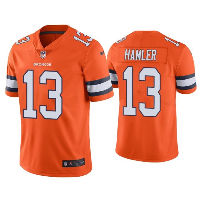 Men Color Rush Limited K.J. Hamler Denver Broncos Orange Jersey