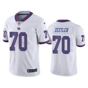 Men Color Rush Limited Kevin Zeitler #70 New York Giants White Jersey