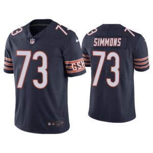 Men Color Rush Limited Lachavious Simmons Chicago Bears Navy Jersey