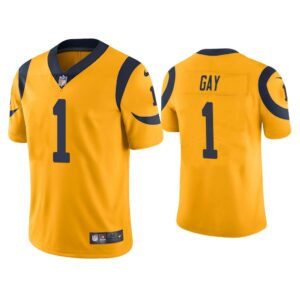 Men Color Rush Limited Matt Gay Los Angeles Rams Gold Jersey