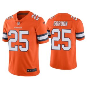 Men Color Rush Limited Melvin Gordon Denver Broncos Orange Jersey