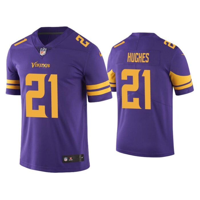 Men Color Rush Limited Mike Hughes Minnesota Vikings Purple Jersey